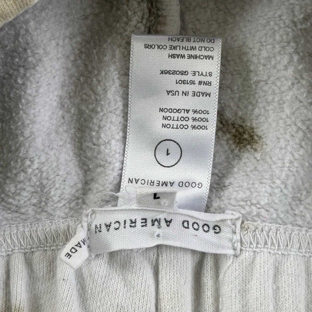 Good American Womens Oversized Olive/White Tie-dye Joggers Size 1 (S)